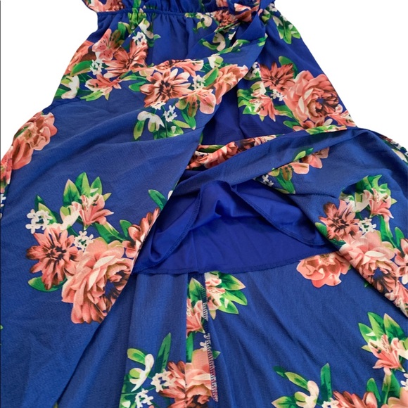 Dream of Me Floral High Low Maxi Dress Size Medium - Picture 9 of 17